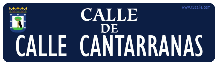 cartel_de_calle-de-calle cantarranas_en_madrid_antiguo